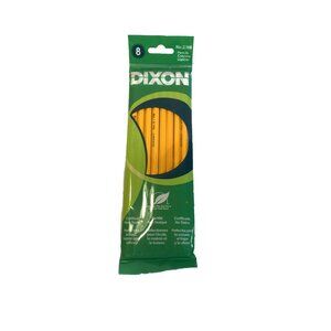 8 count pack of DIXON #2 pencils ONE PACK